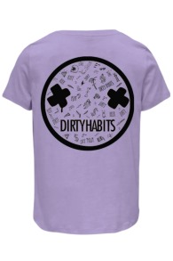 Dirty Habits-Tee-shirt Dirty Habits Lilac