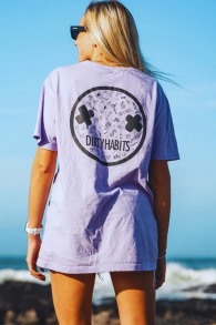 Dirty Habits-Tee-shirt Dirty Habits Lilac