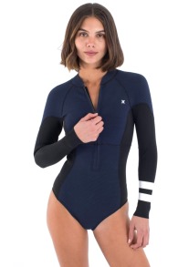 Hurley-AIR 2/2 Texture Springsuit Combinaison Néoprène Femme