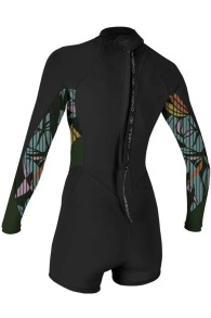 ONeill-Bahia 2/1 Backzip L/S Shorty Wetsuit