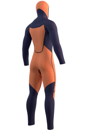 Mystic-Marshall 5/3 Frontzip 2023 Combinaison Néoprène Cagoule