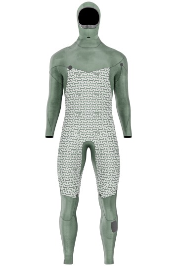 Prolimit-Vapor TR 6/4 C-Zip Cagoule 2026 Combinaison Néoprène