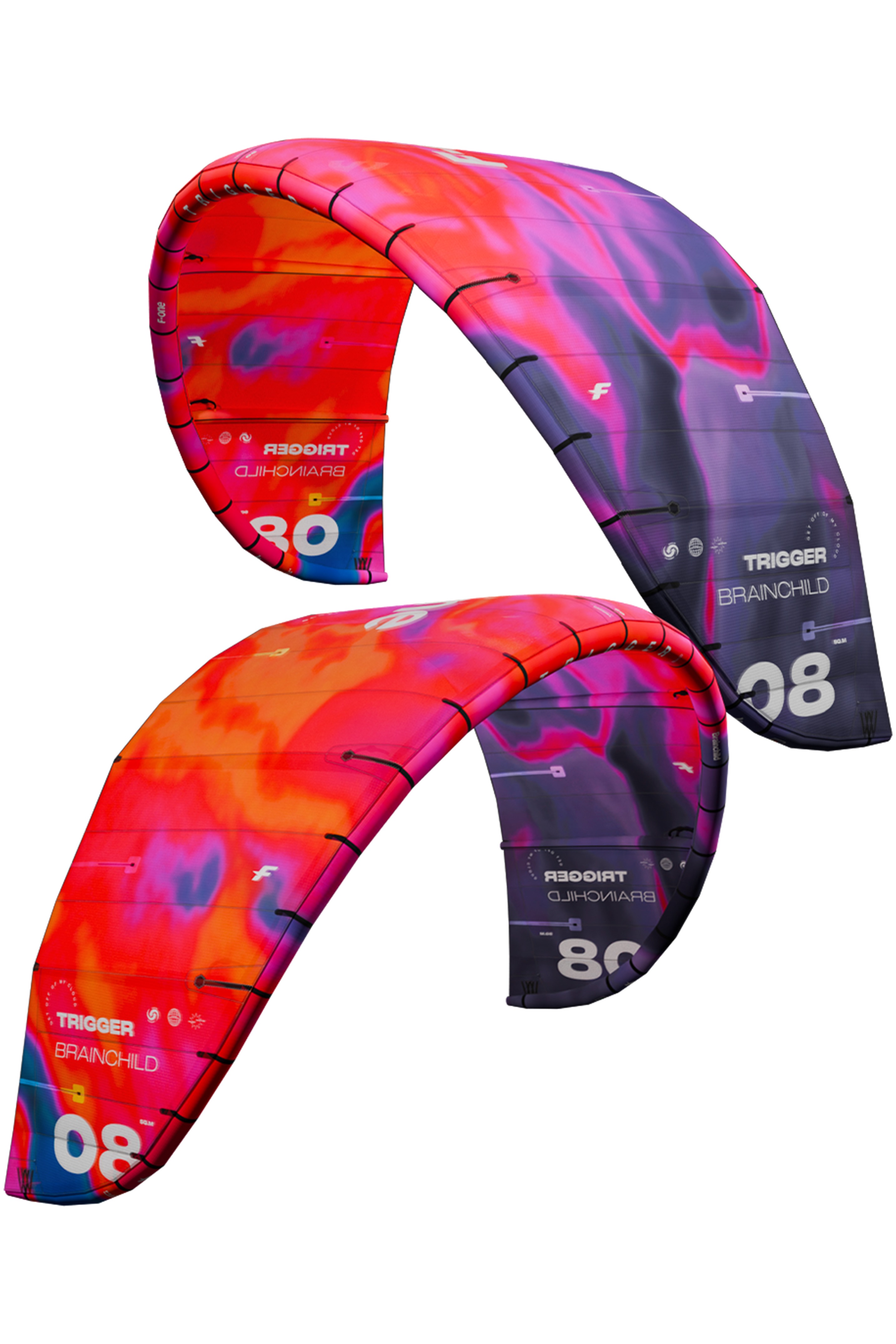 F-One-Trigger V2 Brainchild 2025 Aile de Kite (DEMO)