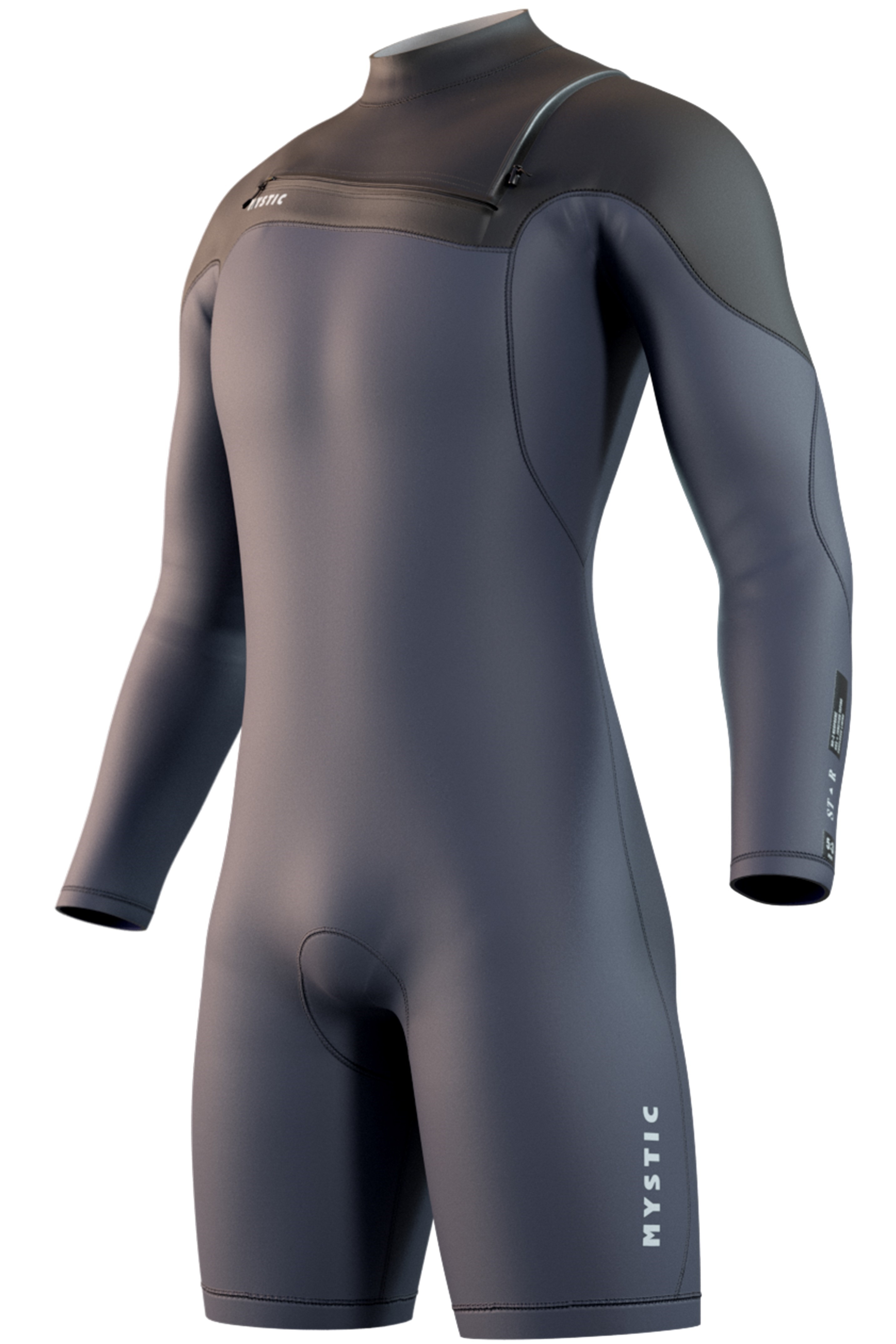 Mystic-Star 3/2 Longarm Shorty Frontzip Combinaison Néoprène
