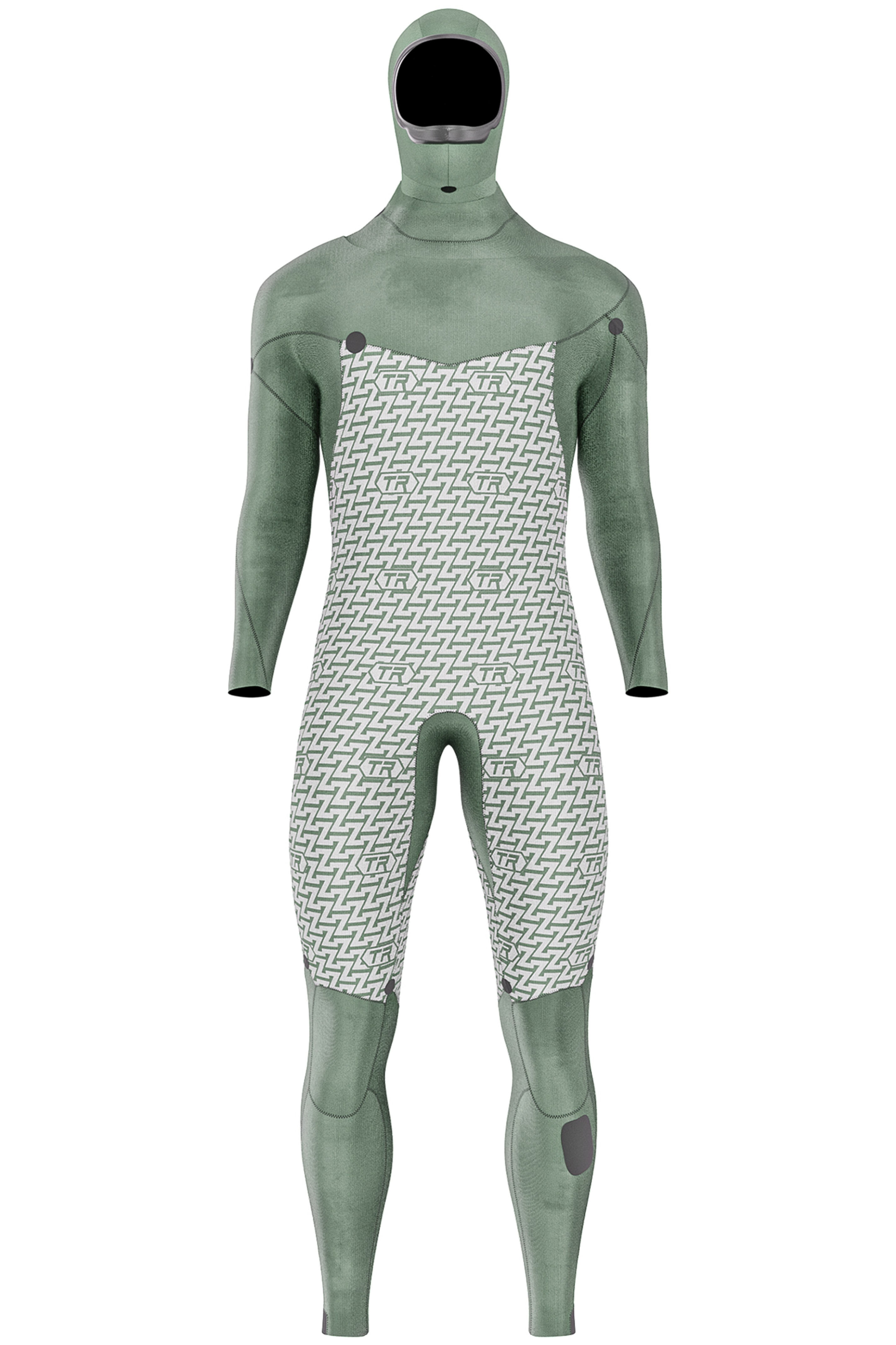 Prolimit-Vapor TR 6/4 C-Zip Cagoule 2026 Combinaison Néoprène