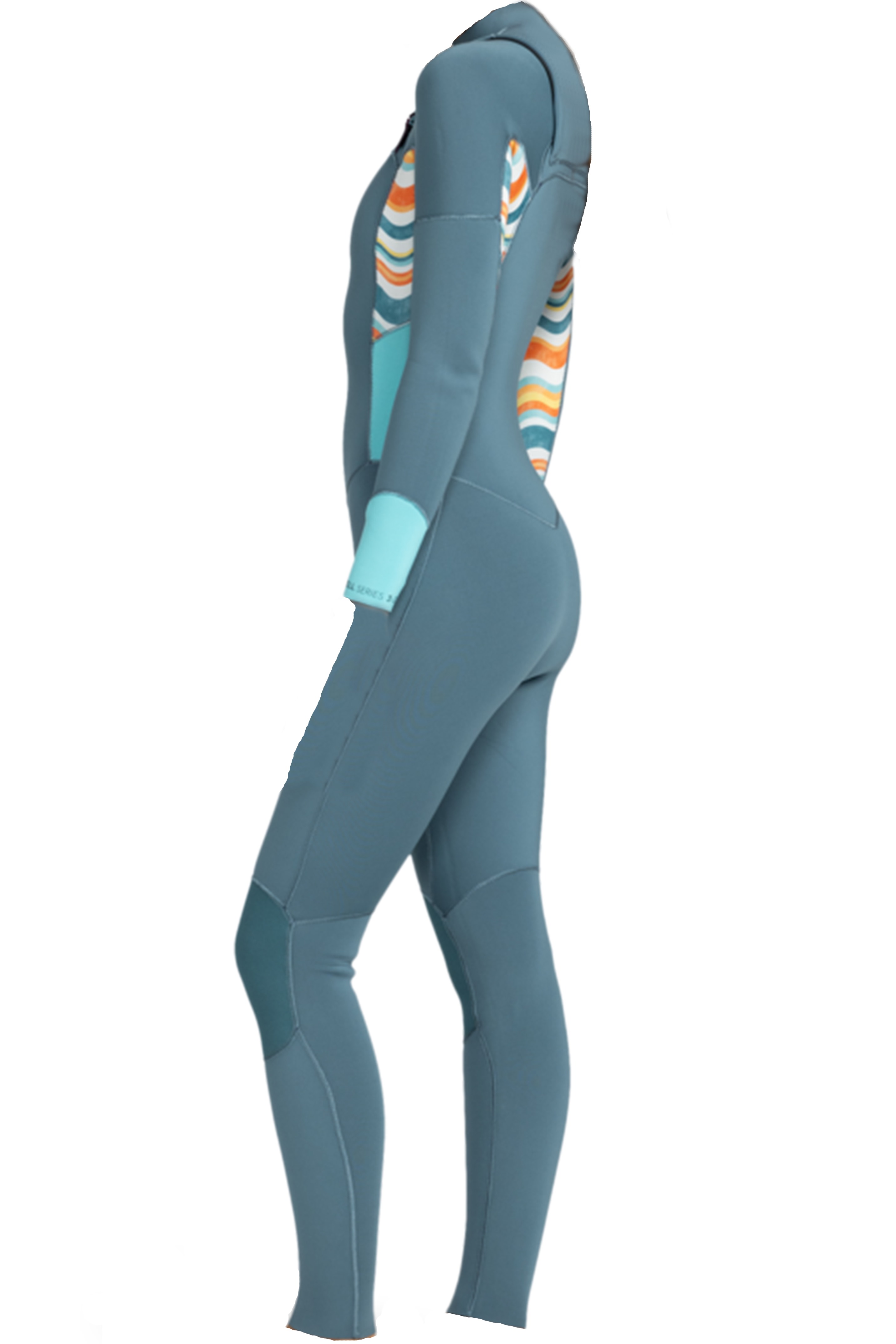 Roxy-Swell 3/2 Frontzip Combinaison Néoprène Femme